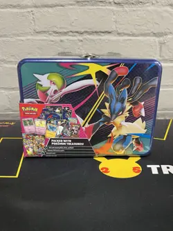 Pokemon 2025 Fall Mega Collector Chest Tin Box - 6 Packs & 3 Foil Cards - Image 1
