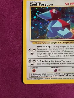 Pokemon TCG 2000 Cool Porygon Holo Rare Black Star Promo Card 15/53 WOTC - Image 5