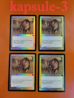 4x Savannah Lions | FOIL Retro | Dominaria Remastered | MTG Magic Cards - Image 1