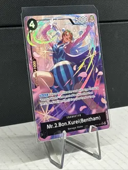 MR.2.BON.KUREI OP14-091 Alt Art English One Piece Card Bentham SR * Parallel 🔥 - Image 4