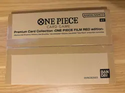 One Piece Card Game Premium Card Collection Film Red Edition English - Sealed - Image 1