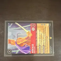 Disney Lorcana Hercules Mighty Leader 118/204 Legendary Ruby Regular Card - Image 2