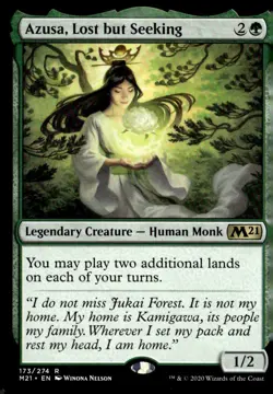 Core Set 2021 #173 Azusa, Lost but Seeking - Image 1