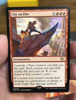MTG City on Fire March of the Machine Regular #135 - Image 1