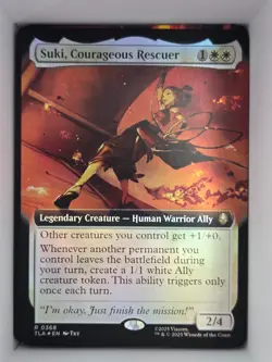 MTG: Avatar: The Last Airbender: Suki, Courageous Rescuer (Extended Art) R 0368 - Image 1