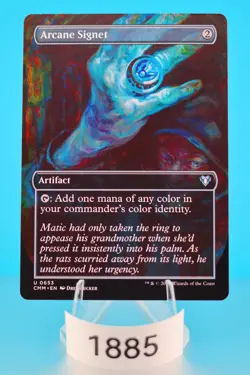 MTG Arcane Signet (Borderless) Commander Masters Regular #653 - Image 1