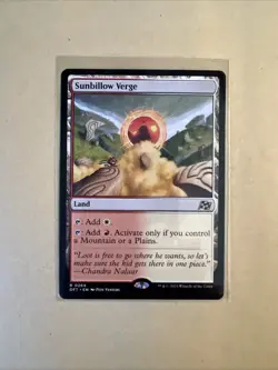 Mtg Sunbillow Verge DFT 0264 R NM Regular - Image 1