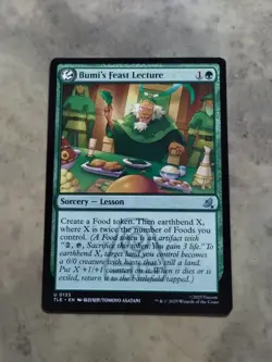 Bumi's Feast Lecture Avatar: The Last Airbender: Eternal-Legal Regular - Image 1