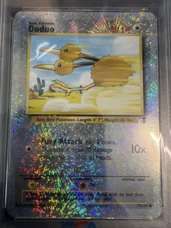 PSA 8 Doduo Reverse Holo 71/110 Legendary Collection 2002 Pokemon Card - Image 2