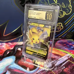 Pikachu V Pokemon 2021 Japanese VMAX Climax 045/184 Holo CGC Pristine 10 - Image 1