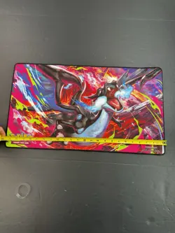 Pokemon Phantasmal Flames Charizard MEGA X UPC Play Mat - Rubber Playmat NEW - Image 2