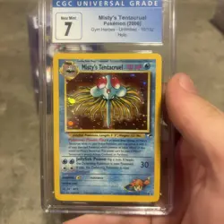 Misty's Tentacruel 10/132 Gym Heroes Holo Rare CGC 7 Near Mint Pokemon TCG - Image 1