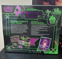 Pokemon Center Exclusive Shrouded Fable Elite Trainer Box ETB Sealed Small tear - Image 4