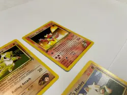 1st First Edition Pokemon Gym Challenge Lot Poliwag Sandshrew Mankey Magmar Bell - Image 2