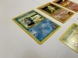 1st First Edition Pokemon Gym Challenge Lot Poliwag Sandshrew Mankey Magmar Bell - Image 4