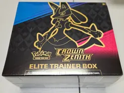 Pokemon Crown Zenith Elite Trainer Box Etb Sealed (small cut in cellophane) - Image 1