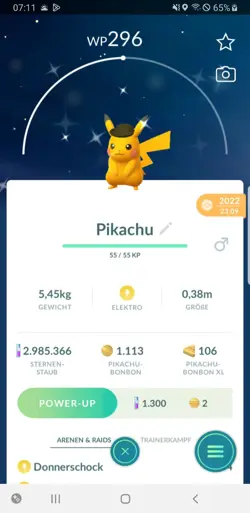 Pokemon Go Shiny Pikachu - Pokemon Go Schillernd Pikachu - Image 1