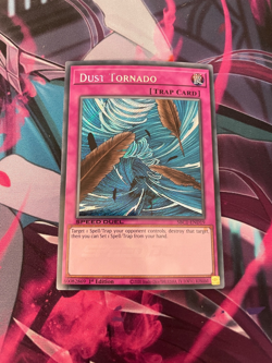 YUGIOH - DUST TORNADO - SECRET RARE - SBC1 - NM - 1ST ED - Image 1
