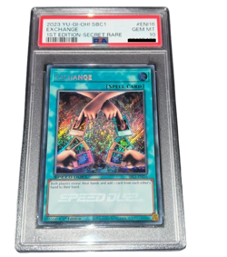 YuGiOh! Exchange - PSA 10 - 1st Ed. SBC1 - Secret Rare - Speed Duel Battle City - Image 1