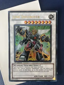 Yu Gi Oh “Junk Destroyer” Foil -Starter Deck Duelist Toolbox 1st Ed 5D53-EN039 - Image 1