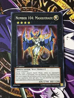YuGiOh! Number 104: Masquerade JOTL-EN055 - 1st Edition - NM/LP - Image 1