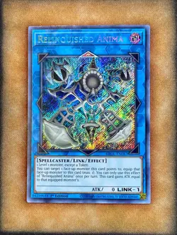 Yugioh Relinquished Anima BROL-EN087 Secret Rare 1st Ed NM - Image 1