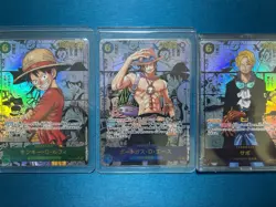 One Piece Card Luffy Comic Parallel Ace Comic Parallel Sabo Comic Parallel Set - Image 1