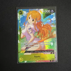Nami ST29-008 Parallel Starter Deck Full Art One Piece TCG English - Image 1