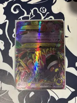 Pokemon TCG Black Star Promo Card M Gengar EX Shiny Holo Foil Rare XY166 - Image 1