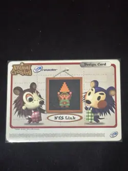 Nintendo Power GameCube ANIMAL CROSSING e-Reader NES LINK Promo PR Design Card - Image 2