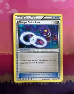 Pokemon Card Gengar Spirit Link Phantom Forces Uncommon 95/119 Near Mint - Image 1
