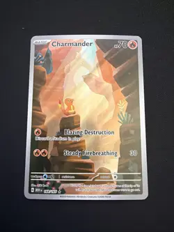 Pokemon TCG Charmander 168/165 SV Scarlet & Violet 151 Card NM Condition - Image 1