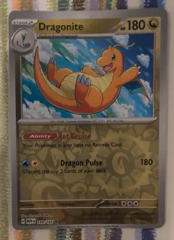 Dragonite Scarlet & Violet 151 Reverse Holo Pokemon Card 149/165 - Image 1