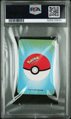 1999 BICYCLE POKEMON MINI PLAYING CARDS GREEN DECK GLOOM 4 OF SPADES PSA 10 - Image 2
