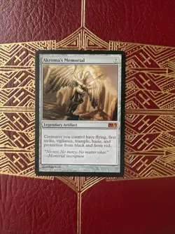 Akroma's Memorial Magic: The Gathering Card 2013 MP Condition - Image 1