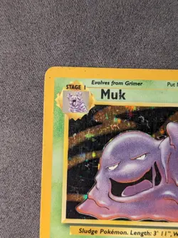 Muk - 13/62 - Pokemon Fossil Unlimited Holo Rare Card WOTC - HP - Image 2