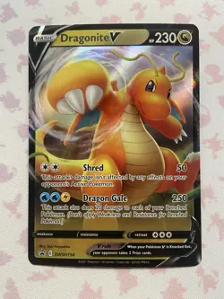 Dragonite V SWSH154 SWSH: Sword & Shield Promo Cards Holo Promo Pokemon TCG NM - Image 1