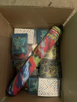 Pokemon Card Bulk Lot 3000+ Sleeves, Jumbo Cards, Empty Etbs - Image 5
