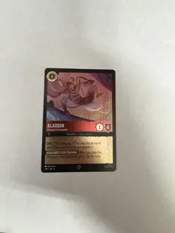 Aladdin - Intrepid Commander 9 Disney Lorcana Promo Cards Cold Foil - Image 1