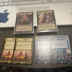 Star Wars Unlimited Legendary Card Lot! Boba Fett, Grand Inquisitor - Image 1