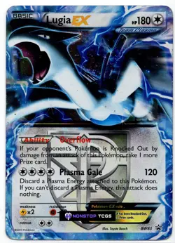 Lugia EX Team Plasma BW83 Pokemon Card TCG Black & White Promo Holo - Image 1