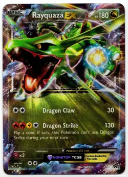 Rayquaza EX XY73 Pokemon Card TCG XY Promo Holo Ultra Rare - Image 1
