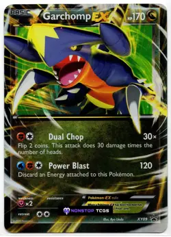 Garchomp EX XY09 Pokemon Card TCG XY Promo Holo Ultra Rare - Image 1