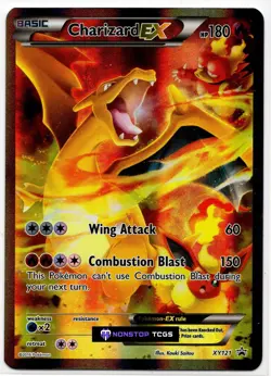 Charizard EX XY121 XY Promos Pokemon Card TCG Holo Full Art Rare C Light Play - Image 1