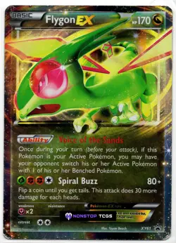 Flygon EX XY61 Pokemon Card TCG XY Promo Holo Ultra Rare - Image 1