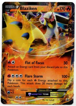 Blaziken EX XY54 Pokemon Card TCG XY Holo Ultra Rare - Image 1
