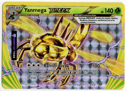 Yanmega BREAK 8/114 Pokemon Card TCG XY Steam Siege Holo Rare - Image 1