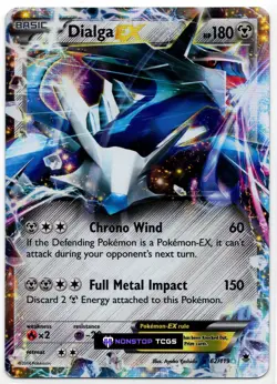 Dialga EX 62/119 Pokemon Card TCG XY Phantom Forces Holo Rare - Image 1