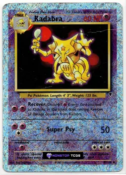 Kadabra 49/110 Pokemon Card TCG Legendary Collection Reverse Holo Damaged C - Image 1