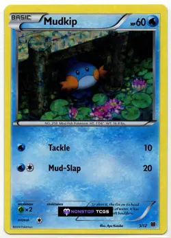 Mudkip 5/12 Pokemon Card TCG McDonald's 2015 XY Promo Holo - Image 1
